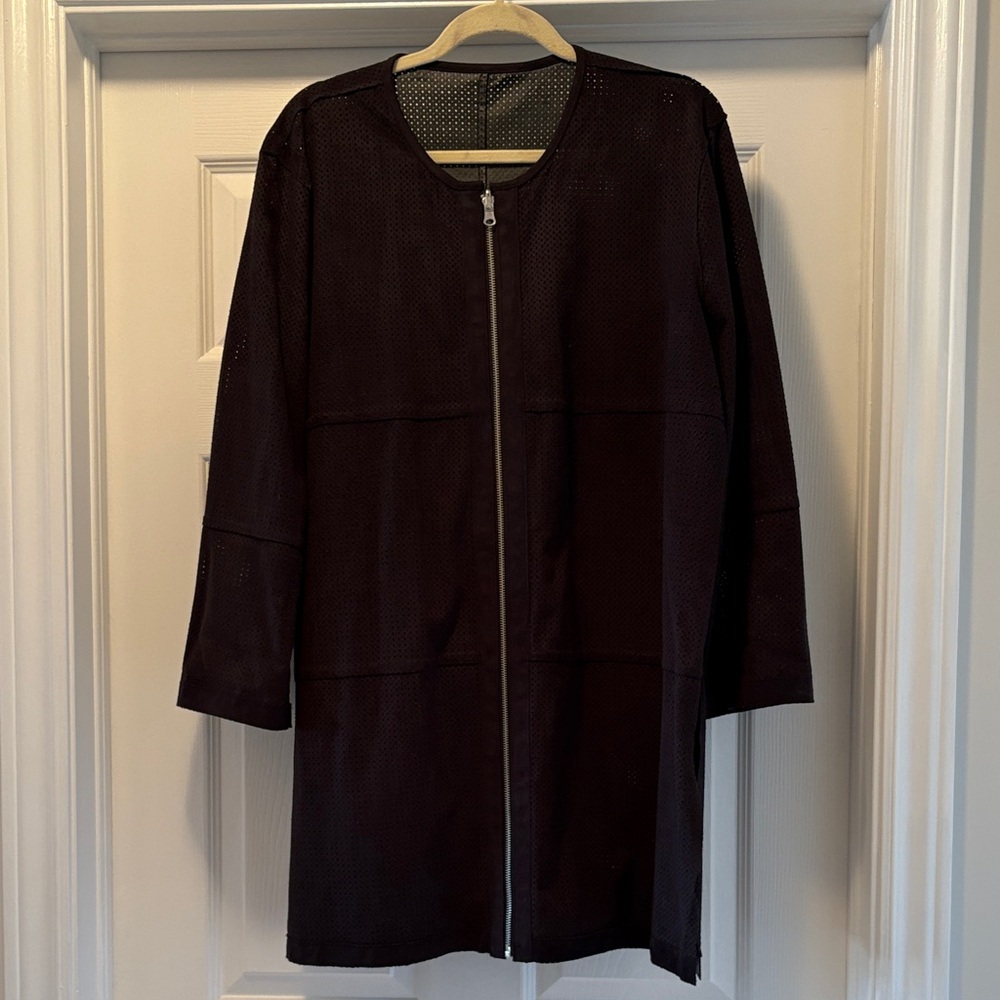 Luii Black Longline Jacket